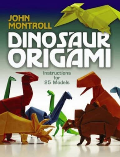 Tapa de Dinosaur Origami