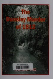 Tapa de The Dunsley murder of 1812