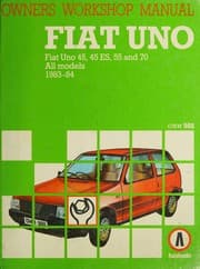 Tapa de Fiat Uno 1983-1984 autobook