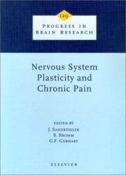 Tapa de Nervous system plasticity and chronic pain