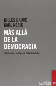 Tapa de Más allá de la democracia