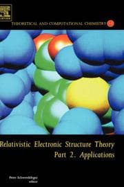 Tapa de Relativistic Electronic Structure Theory, Volume 14