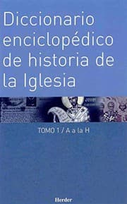 Tapa de Diccionario enciclopédico de historia de la Iglesia