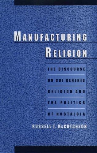 Tapa de Manufacturing religion