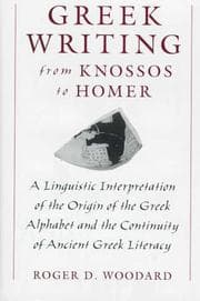 Tapa de Greek writing from Knossos to Homer