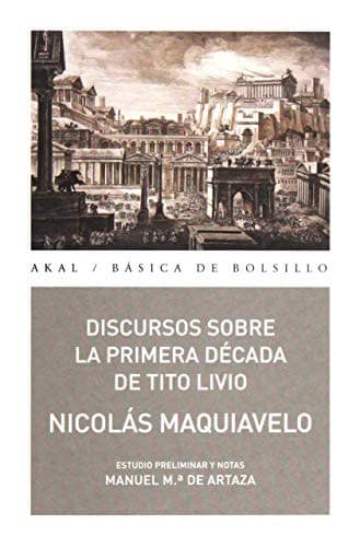 Tapa de Discursos Sobre La Primera Decada De Tito Livio (Obras Maestras Del Pensamiento)