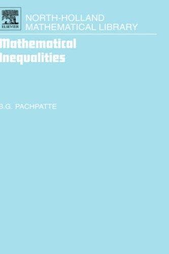 Tapa de Mathematical inequalities