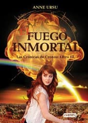 Tapa de El fuego inmortal. Las Crónicas de Cronos