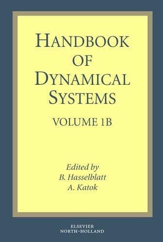 Tapa de Handbook of Dynamical Systems, Volume 1B