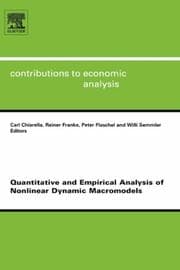 Tapa de Quantitative and empirical analysis of nonlinear dynamics macromodels