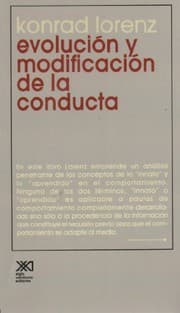 Tapa de Evolución y modificación de la conducta