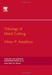 Tapa de Tribology of Metal Cutting, Volume 52 (Tribology and Interface Engineering)