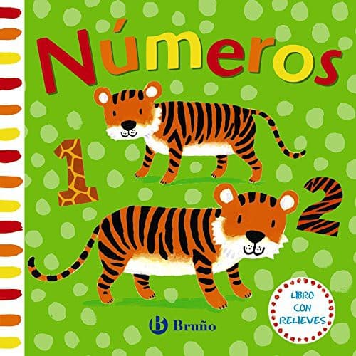 Tapa de Libro con relieves. Números
