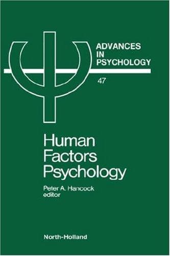 Tapa de Human factors psychology