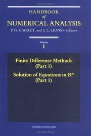 Tapa de Handbook of Numerical Analysis