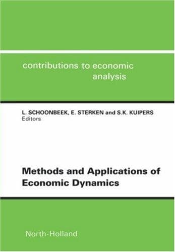Tapa de Methods and applications of economic dynamics