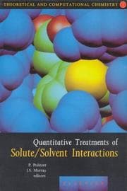 Tapa de Quantitative Treatments of Solute/Solvent Interactions