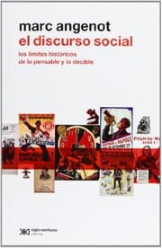 Tapa de Discurso social. Los limites historicos de lo pensable y lo decible
