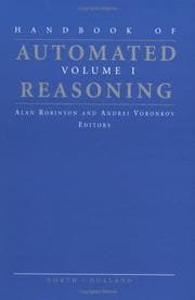 Tapa de Handbook of Automated Reasoning