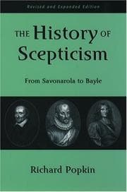 Tapa de The History of Scepticism