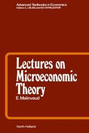 Tapa de Leçons de théorie microéconomique