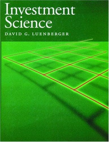 Tapa de Investment science