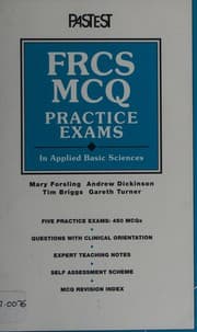 Tapa de FRCS MCQ practice exams in applied basic sciences