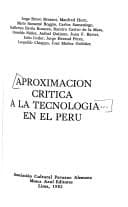 Tapa de Aproximación crítica a la tecnología en el Perú