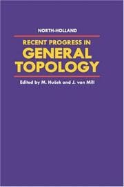 Tapa de Recent progress in general topology