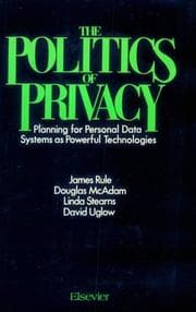 Tapa de The Politics of privacy
