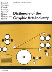 Tapa de Dictionary of the graphic arts industry