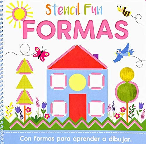 Tapa de Stencil Fun Formas. Stencil Fun. Edic ilustrado