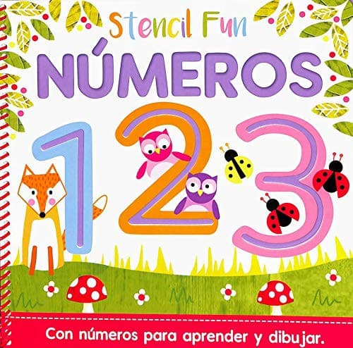 Tapa de Stencil Fun Números. Stencil Fun. Edic ilustrado