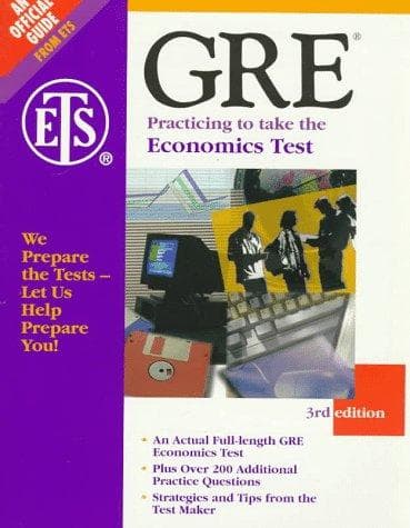 Tapa de Gre Practicing to Take the Economics Test: An Actual Full-Length Gre Economics Test