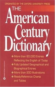 Tapa de The American century dictionary