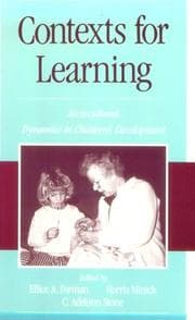 Tapa de Contexts for learning