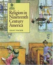 Tapa de Religion in Nineteenth Century America (Religion in American Life)