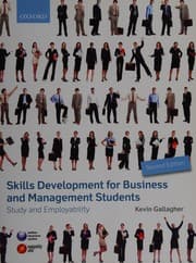 Tapa de Skills development for business and management students
