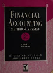 Tapa de Financial accounting