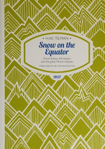 Tapa de Snow on the equator