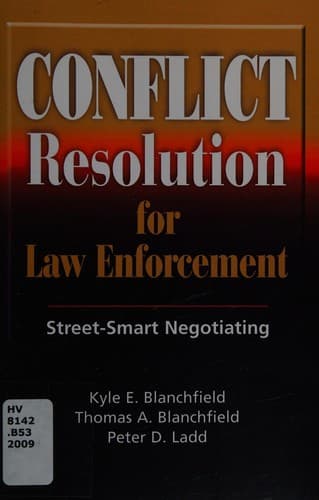 Tapa de Conflict resolution for law enforcement