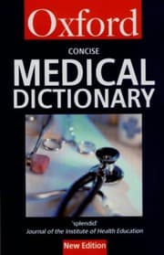 Tapa de Concise Medical Dictionary