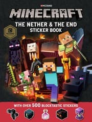 Tapa de Minecraft Official the Nether and the End Sticker Book