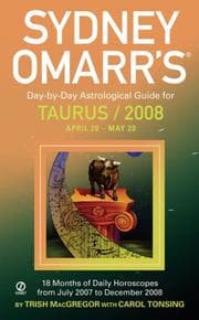 Tapa de Sydney Omarr's Day-by-Day Astrological Guide for the Year 2008 - Taurus