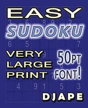 Tapa de Easy Sudoku Very Large Print