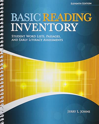 Tapa de Basic Reading Inventory