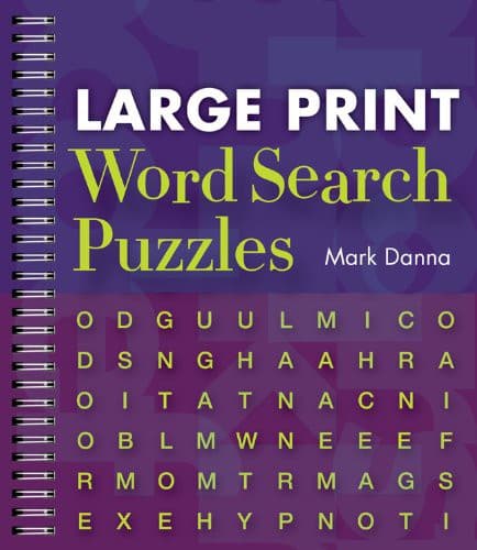 Tapa de Large Print Word Search Puzzles