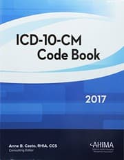 Tapa de ICD-10-CM Code Book, 2017