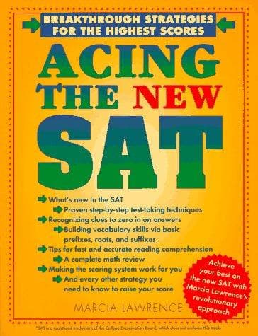 Tapa de Acing the new SAT