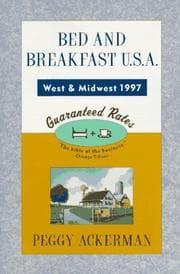 Tapa de Bed and Breakfast USA 1997 West And Midwest